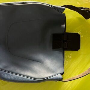 HERMES leather bucket bag